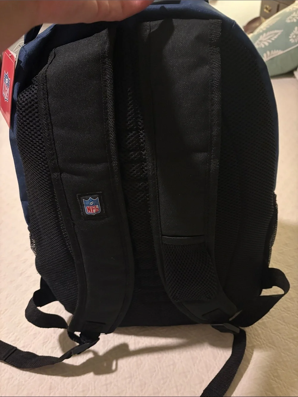 New England Patriots backpack book bag new tag FOOTBALL